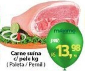 Atacado Máximo Carne suina c/ pele 1kg Pernil ou Paleta oferta