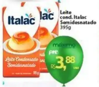 Atacado Máximo Leite Cond. Italac Semidesnatado 395g oferta