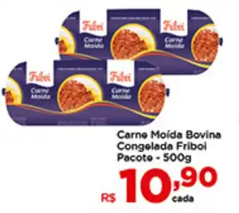 Shibata Supermercados Carne Moida Bovina Congelada Friboi Pacote - 500g oferta