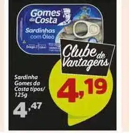 Sardinha Gomes Da Costa 125g