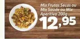 Mix Frutas Secas Ou Mix Saúde Ou Mix Aperitivo 200g