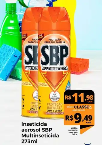 Inseticida Aerosol Sbp Multinseticida 273ml
