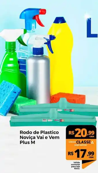 Rodo De Plastico Noviça Vai E Vem Plus M