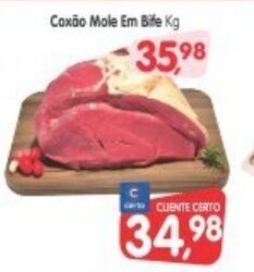 Cercadão Coxao Mole Em Bife 1kg oferta