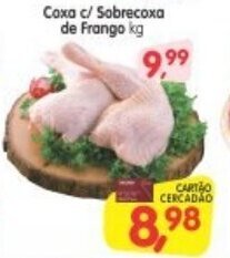 Cercadão Coxa c/ Sobrecoxa de Frango 1kg oferta