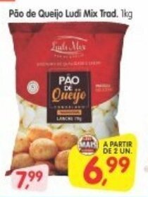 Cercadão Pao de Queijo Ludi Mix Trad. 1kg oferta
