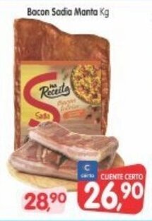 Cercadão Bacon Sadia Manta 1kg oferta