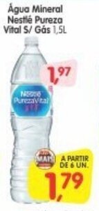 Cercadão Agua Mineral Nestle Pureza Vital s/ Gas 1.5L oferta