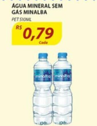 Assaí Atacadista Agua Mineral Sem Gas Minalba 510ml oferta