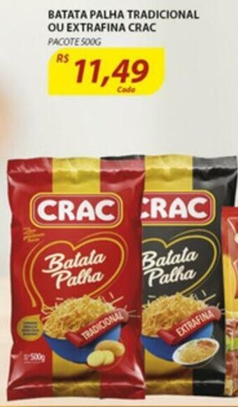 Assaí Atacadista Batata Palha Tradicional ou Extrafina Crac 500g oferta
