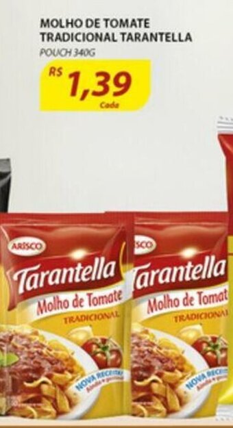 Assaí Atacadista Molho de Tomate Tradicional Tarantella 340g oferta