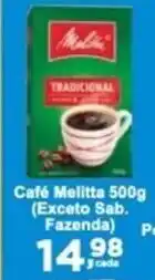 Rossi Supermercado Café Melitta 500g (Exceto Sab. Fazenda) oferta