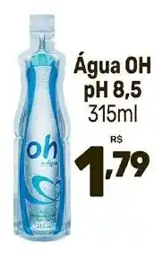 Supermercados Jau Serve Água OH pH 8,5 315ml oferta