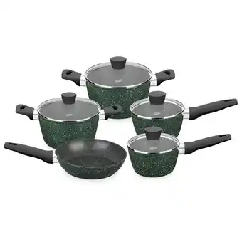Benoit Conjunto De Panelas MTA Ceramic-Flon Carmela Garden 5 Peças Alumínio oferta