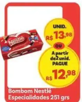 Covabra Supermercados Bombom Nestlé Especialidades 251 grs oferta