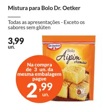 Comercial Zaffari Mistura para Bolo Dr. Oetker oferta