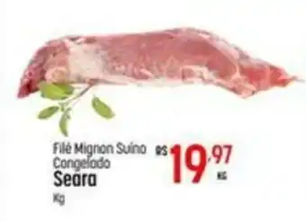 Muffato File Mignon Suino as Congelado Seara Kg oferta