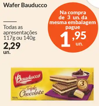 Comercial Zaffari Wafer Bauducco 117g ou 140g oferta
