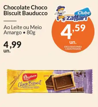 Comercial Zaffari Chocolate Choco Biscuit Bauducco 80g oferta