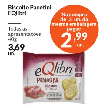 Comercial Zaffari Biscoito Panetini EQlibri 40g oferta