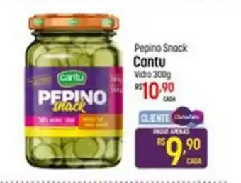 Pepino Snack Cantu Vidro 300g
