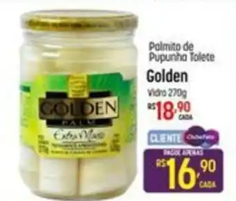 Palmito de Pupunha Tolete Golden Vidro 270g