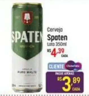 Muffato Cerveja Spaten lata 350ml oferta