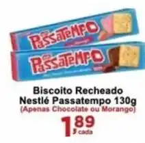 Rossi Supermercado Biscoito Recheado Nestlé Passatempo 130g oferta
