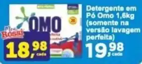Rossi Supermercado Detergente em Pó Omo 1,6kg oferta
