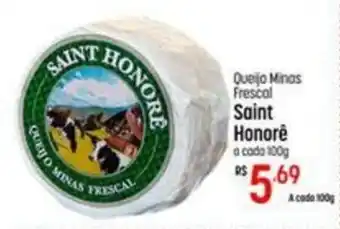 Muffato Queijo Minas Frescal Saint Honore a cada 100g oferta