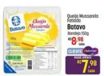 Muffato Queijo Mussarela Fatiado Batavo Bandeja 150g oferta