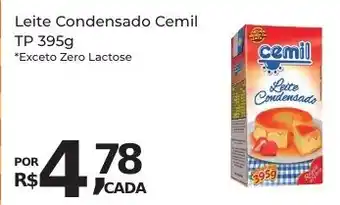 Super Luna Leite Condensado Cemil TP 395g oferta