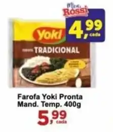 Rossi Supermercado Farofa Yoki Pronta Mand. Temp. 400g oferta