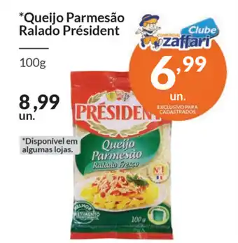 Queijo parmesao ralado President 100g