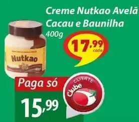 D'avó Supermercado Creme de avelã nutkao oferta