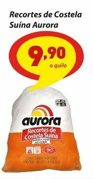 D'avó Supermercado Recortes de costela suína aurora oferta