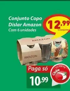 Conjunto copo dislar amazon