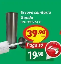 Escova para vaso sanitário ganda