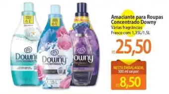 Atacadão Amaciante para Roupas Concentrado Downy Várias fragrâncias Frasco com 1,35L/1,5L oferta