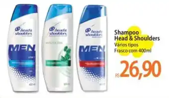 Atacadão Shampoo Head & Shoulders Vários tipos Frasco com 400ml oferta