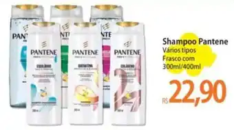 Atacadão Shampoo Pantene Vários tipos Frasco com 300ml/400ml oferta