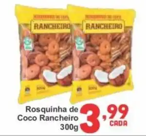 Rede Super Compras Rosquinha de Coco Rancheiro 300g oferta