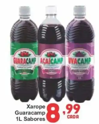 Rede Super Compras Xarope Guaracamp 1L Sabores oferta