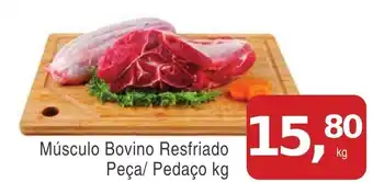Mineirão Atacarejo Músculo Bovino Resfriado Peça/ Pedaço kg oferta