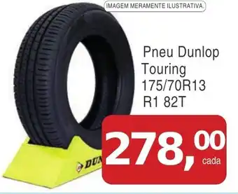 Mineirão Atacarejo Pneu Dunlop Touring 175/70R13 R1 82T oferta