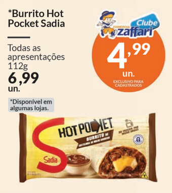 Burrito Hot Pocket Sadia 112g