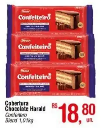 Fort Atacadista Cobertura Chocolate Harald Confeitero Blend 1,01kg oferta