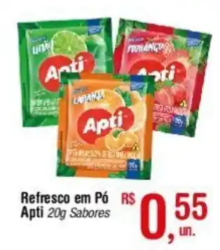 Fort Atacadista Refresco em Pó Apti 20g Sabores oferta