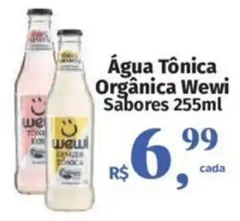 Supermercados Mateus Água Tônica Orgânica Wewi Sabores 255ml oferta