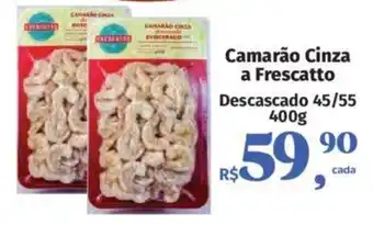 Camarão Cinza a Frescatto Descascado 45/55 400g